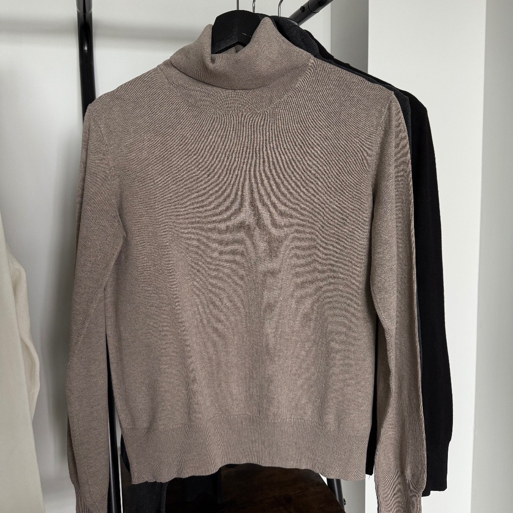 Turtleneck Sweater (Brown)
